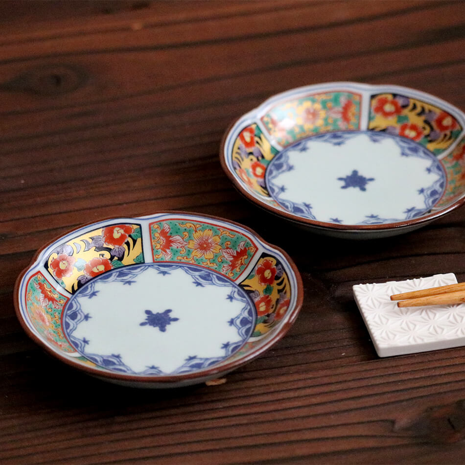 有田焼 小皿 和柄 お皿 取り皿 約10.0cm 日本製 和食器 和食 陶磁器
