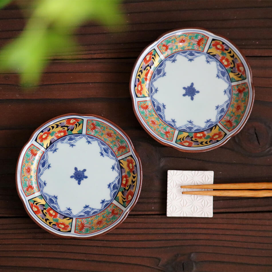 有田焼 小皿 和柄 お皿 取り皿 約10.0cm 日本製 和食器 和食 陶磁器