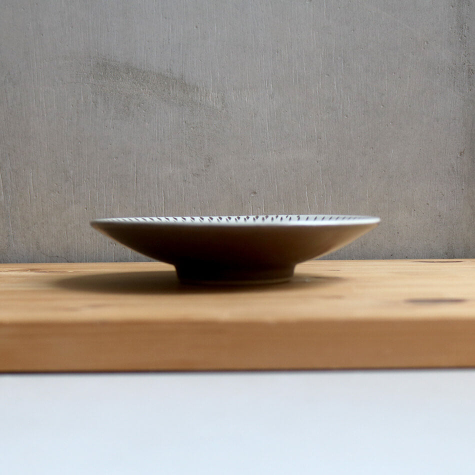 小石原焼 小石原焼き 5寸皿 五寸皿 宝山窯 14.0cm 小皿 取り皿 取皿 ケーキ皿 デザート皿 森山宝山 陶器 器 食器 houzan-004