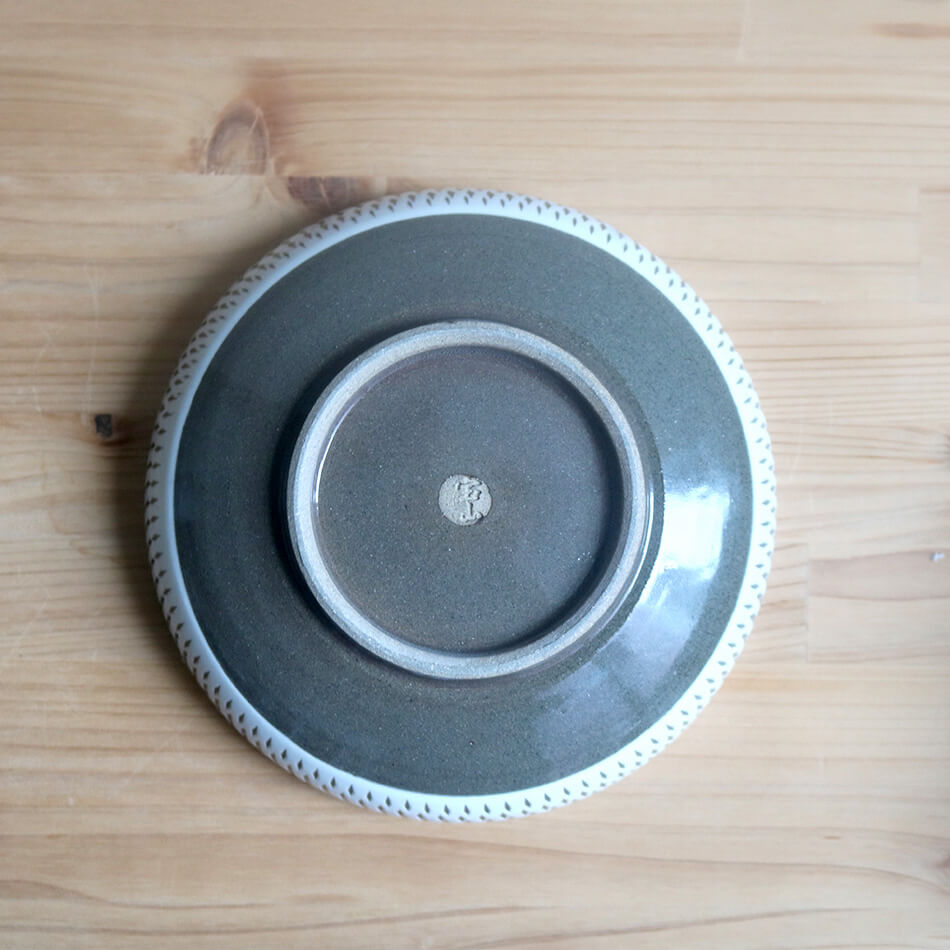 小石原焼 小石原焼き 平鉢 浅鉢 宝山窯 14.0cm 小皿 森山宝山 陶器 器 食器 houzan-005