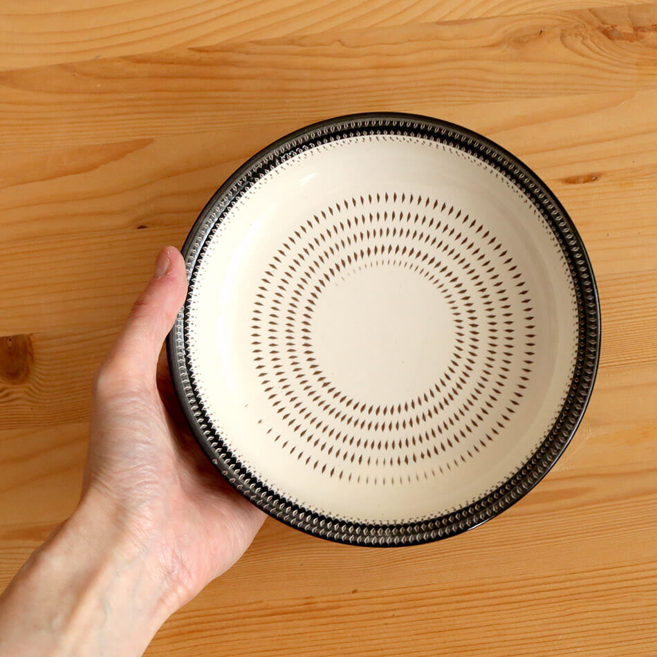 小石原焼 小石原焼き 深鉢 中皿 森喜窯 16.5cm 森山健治 カレー皿 パスタ皿 陶器 器 食器