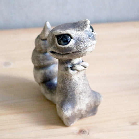 家守 ヤモリ オブジェ陶器 淵脇克仁作 陶仁 鹿児島