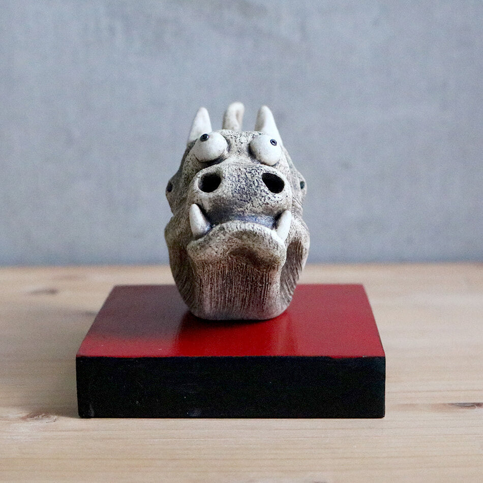 龍 ドラゴン 支 竜 辰 りゅう たつ アニマル アート オブジェ 動物 陶器 淵脇克仁作 陶仁 鹿児島
