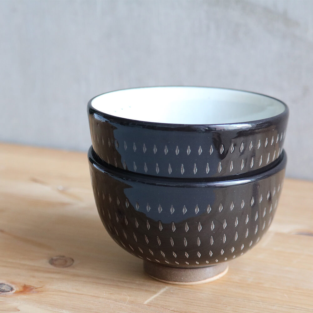 小石原焼 小石原焼き お椀 飯碗 お茶碗 どんぶり 小丼 鶴見窯 陶器 器 和食器 かわいい 可愛い おしゃれ tsurumi-029