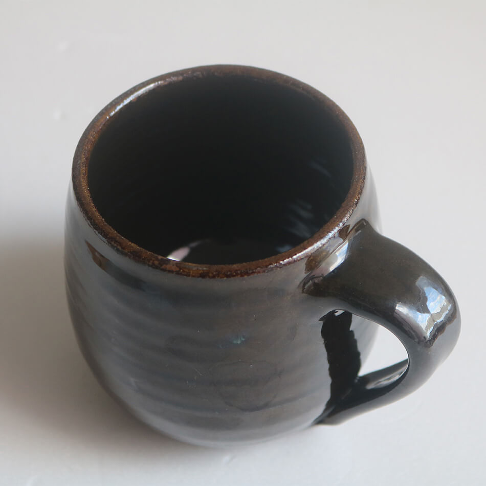 小石原焼 小石原焼き だるまマグカップ(大) フリーカップ スープカップ コーヒーカップ やままる窯 梶原匠太朗 陶器 器 食器 yamamaru-010