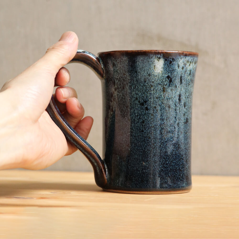 小石原焼 小石原焼き 海鼠釉 マグカップ コーヒーカップ 柳瀬本窯元 陶器 器 食器 yanase-008