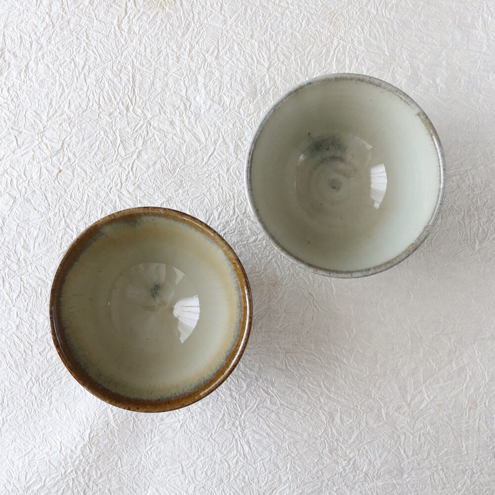 茶碗 小代焼 めし椀 檜垣文様飯碗 小代本谷ちひろ窯 ご飯茶碗 飯椀 陶器 食器 作家 おしゃれ 器 chihiro002