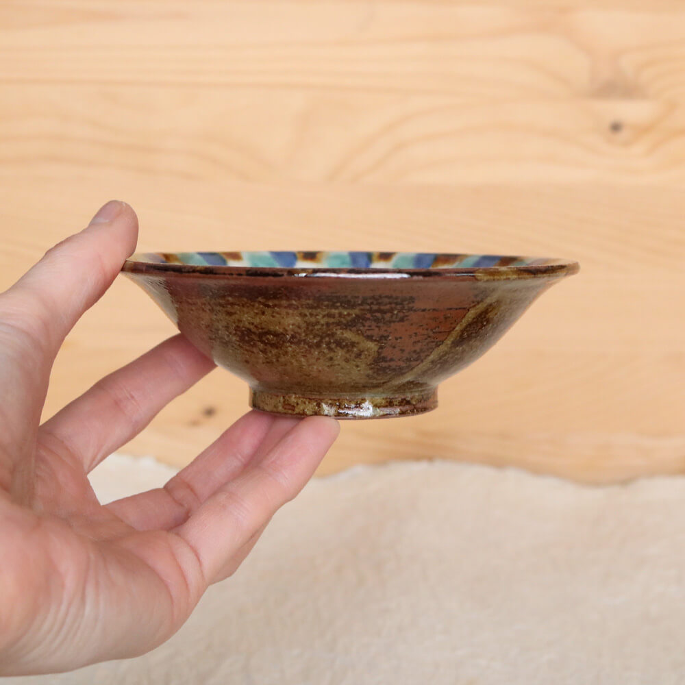 三彩小鉢 小代焼 小代本谷ちひろ窯 小皿 陶器 食器 作家 おしゃれ 器 chihiro005