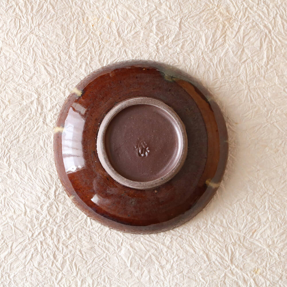 小皿 小代焼 小代本谷ちひろ窯 1枚ずつの販売 取り皿 陶器 食器 作家 おしゃれ 器 chihiro006