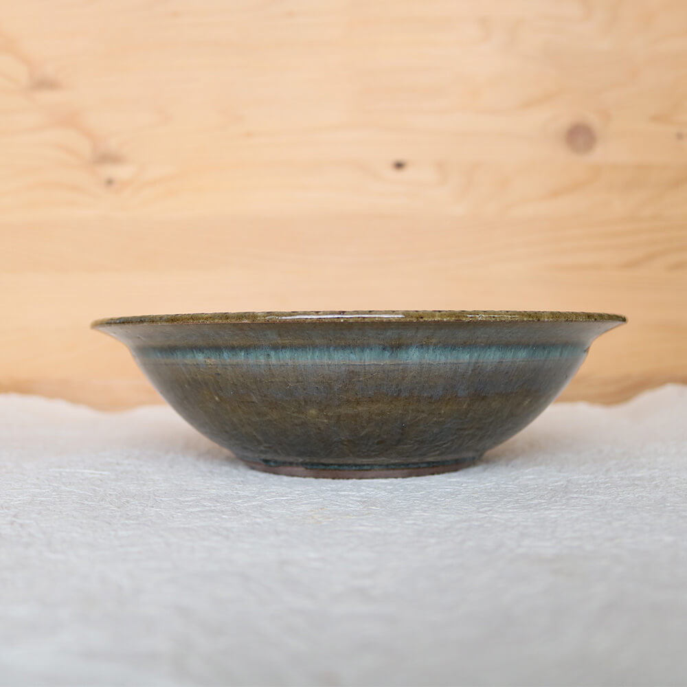 七寸鉢 7寸鉢 小代焼 小代本谷ちひろ窯 中皿 2種類から選べる パスタ皿 ワンプレート カレー皿 陶器 食器 作家 おしゃれ 器 chihiro011