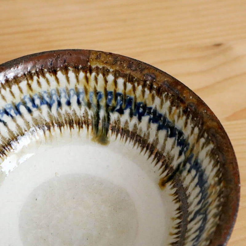 小鉢 小代焼 飛び鉋の小鉢 ふもと窯 井上尚之 1個ずつの販売 小皿 陶器 食器 作家 おしゃれ 和食器