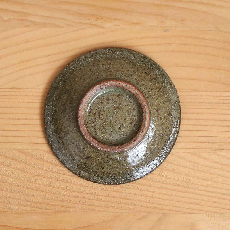 豆皿 小代焼 櫛目の豆皿 ふもと窯 井上尚之 1個ずつの販売 小皿 陶器 食器 作家 おしゃれ 和食器 fumoto-003