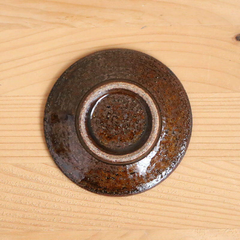 豆皿 小代焼 櫛目の豆皿 ふもと窯 井上尚之 1個ずつの販売 小皿 陶器 食器 作家 おしゃれ 和食器 fumoto-003