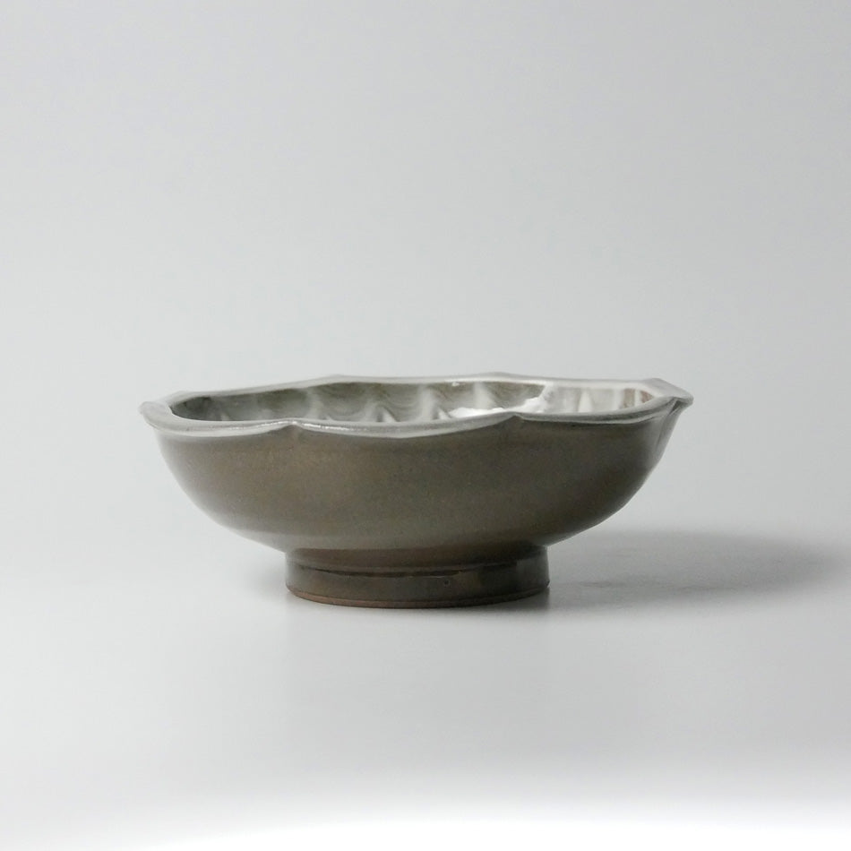 小石原焼 小石原焼き 花小鉢 14cm 小皿 ドレープ 早川窯元 陶器 食器 器 NHK イッピンで紹介されました