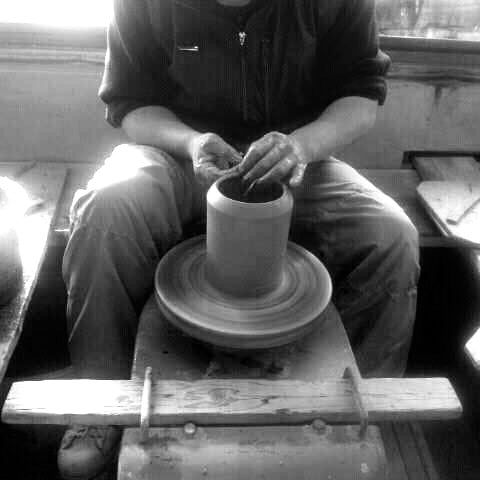 小石原焼 小石原焼き ワンプレート 中皿 21cm パスタ皿 カレー皿 ブラック ホワイト 黒 白 早川窯元 陶器 食器 器 NHK イッピンで紹介されました