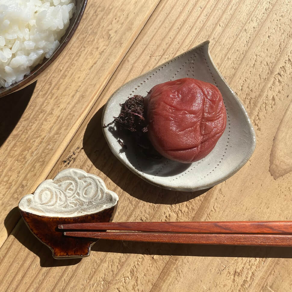 小石原焼 小石原焼き まめ皿 圭秀窯 陶器 玉ねぎ 蓮根 リーフ とり 富士山