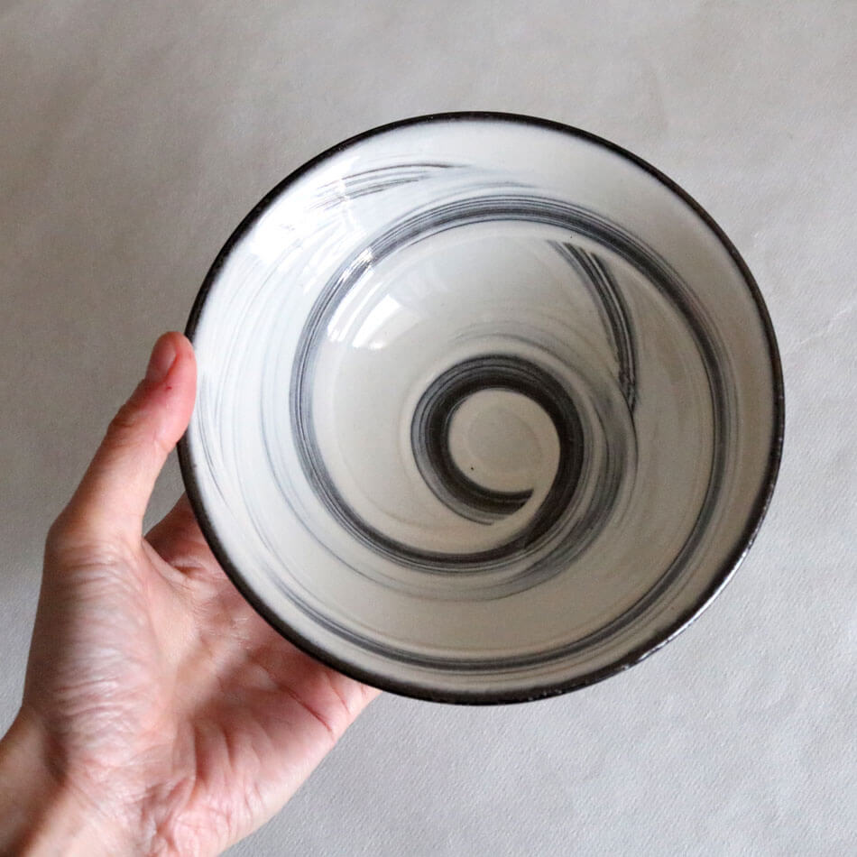 小石原焼 小石原焼き 藁刷毛文平鉢 深皿 取り皿 15cm まるた窯 太田 剛速 陶器 食器 器