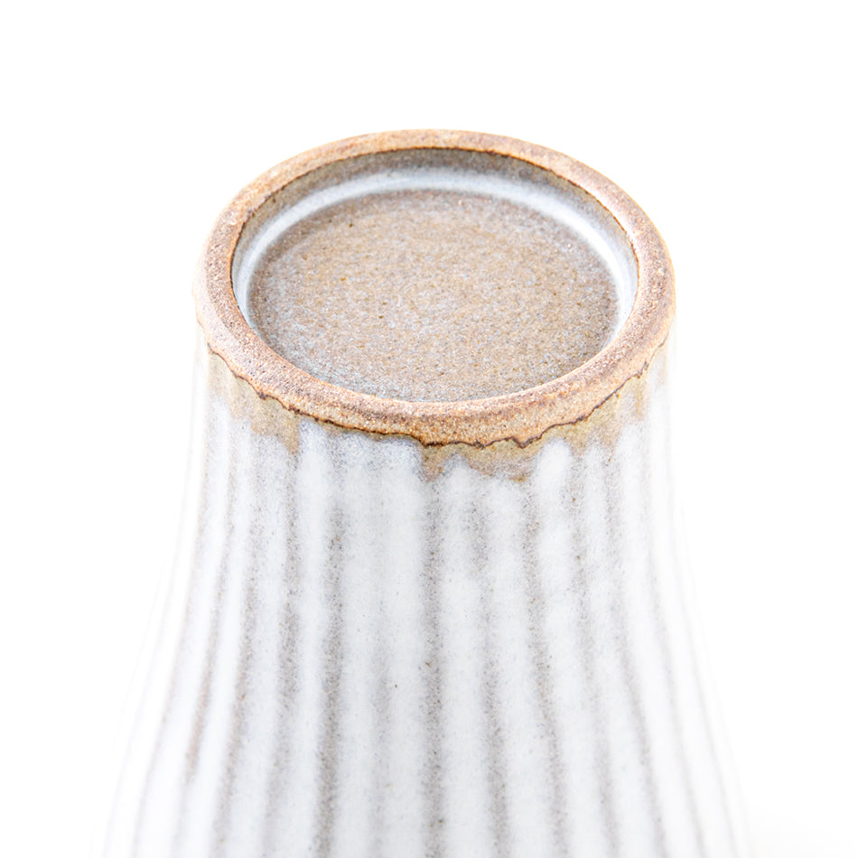 小石原焼 小石原焼き 鎬ロングカップ ビアカップ (瑠璃釉・白釉) まるた窯 太田 剛速 陶器 食器 器