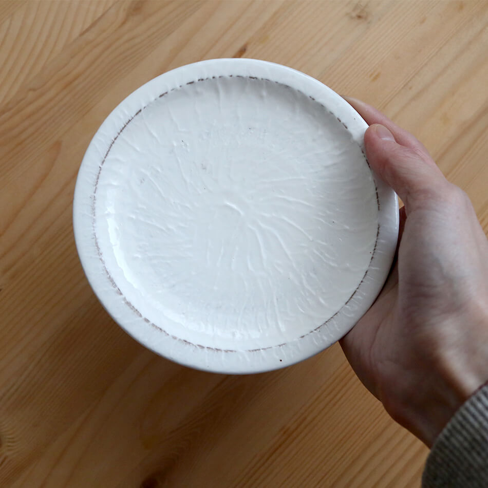 小石原焼 小石原焼き マルワ窯 5寸皿 五寸皿 取り皿 デザート皿 小皿 飴 青 白 刷毛目 飛び鉋 和食器 陶器 皿 ギフト 新生活 プレゼント