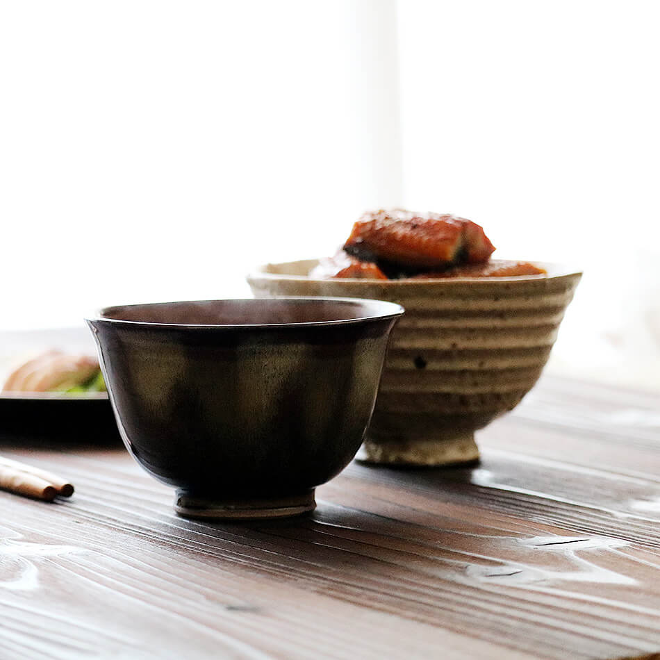 高取焼 高取焼き 飴釉碗 飴 元永陶苑 陶器 茶碗