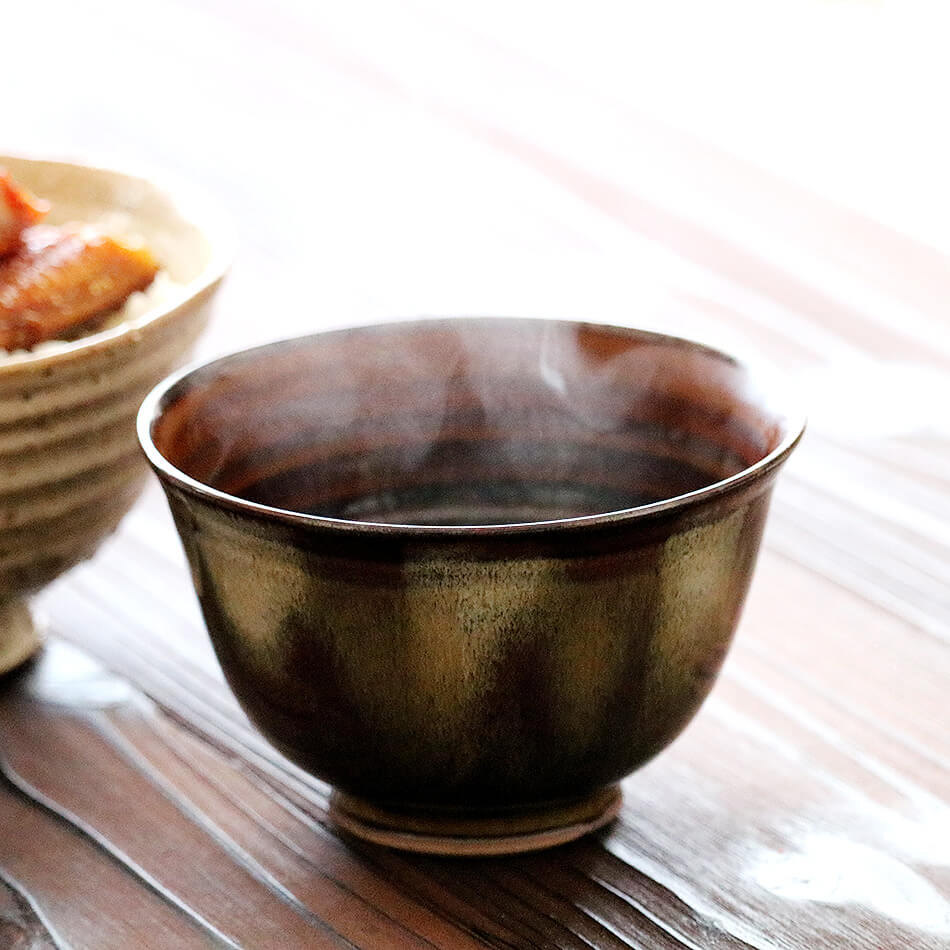 高取焼 高取焼き 飴釉碗 飴 元永陶苑 陶器 茶碗