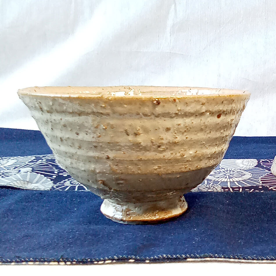 高取焼 高取焼き 粉引 茶漬け茶碗 元永陶苑 陶器 茶碗
