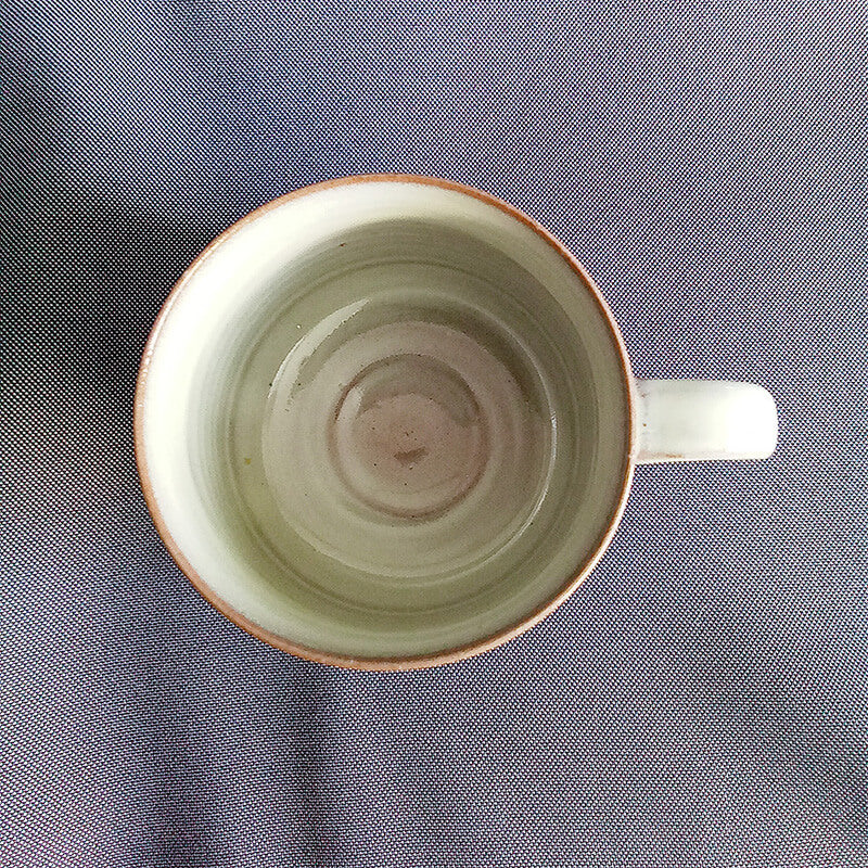 高取焼 高取焼き 藁白釉マグカップ カップ 白 コーヒーカップ ティーカップ スープカップ 元永陶苑 陶器 マグカップ