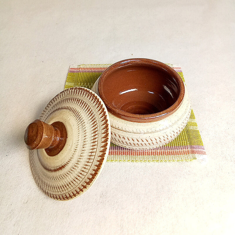 高取焼 高取焼き 柚子胡椒入れ 小壺 飛び鉋 元永陶苑 陶器 調味料入れ スパイス入れ 漬物容器 保存容器 ミニ壺