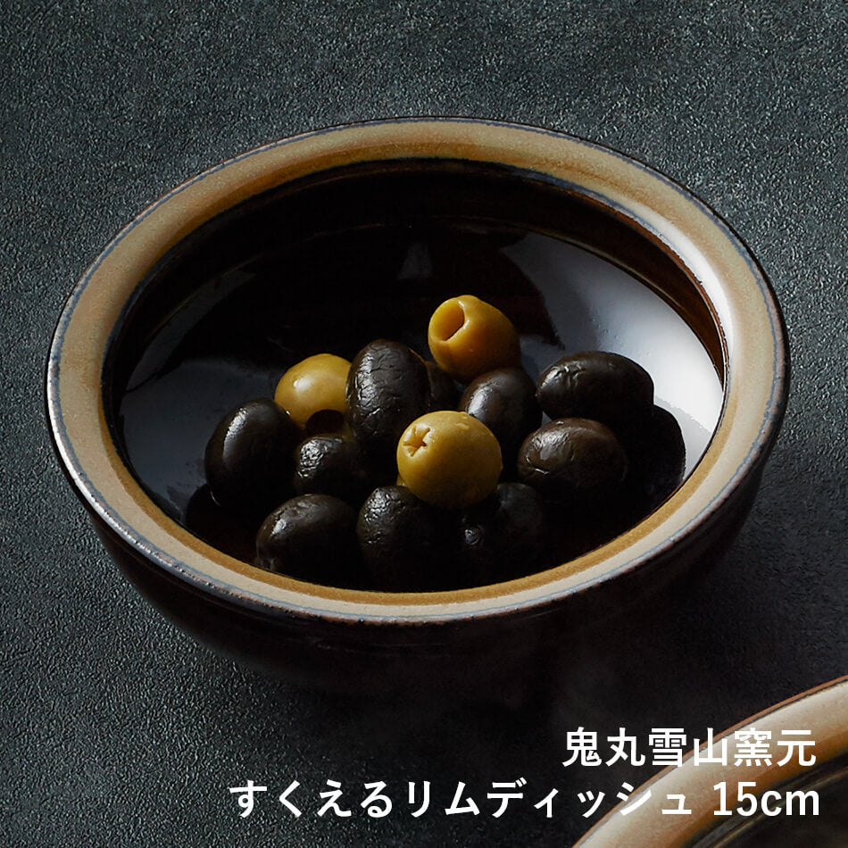 カレー皿 すくえるリムディッシュ 高取焼 高取焼き シチュー皿 15cm