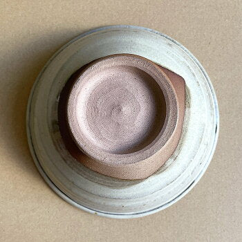 蹴り轆轤 ろくろ どんぶり 丼 高取焼 高取焼き 18cm 高取焼鬼丸雪山窯元 陶器 食器 器