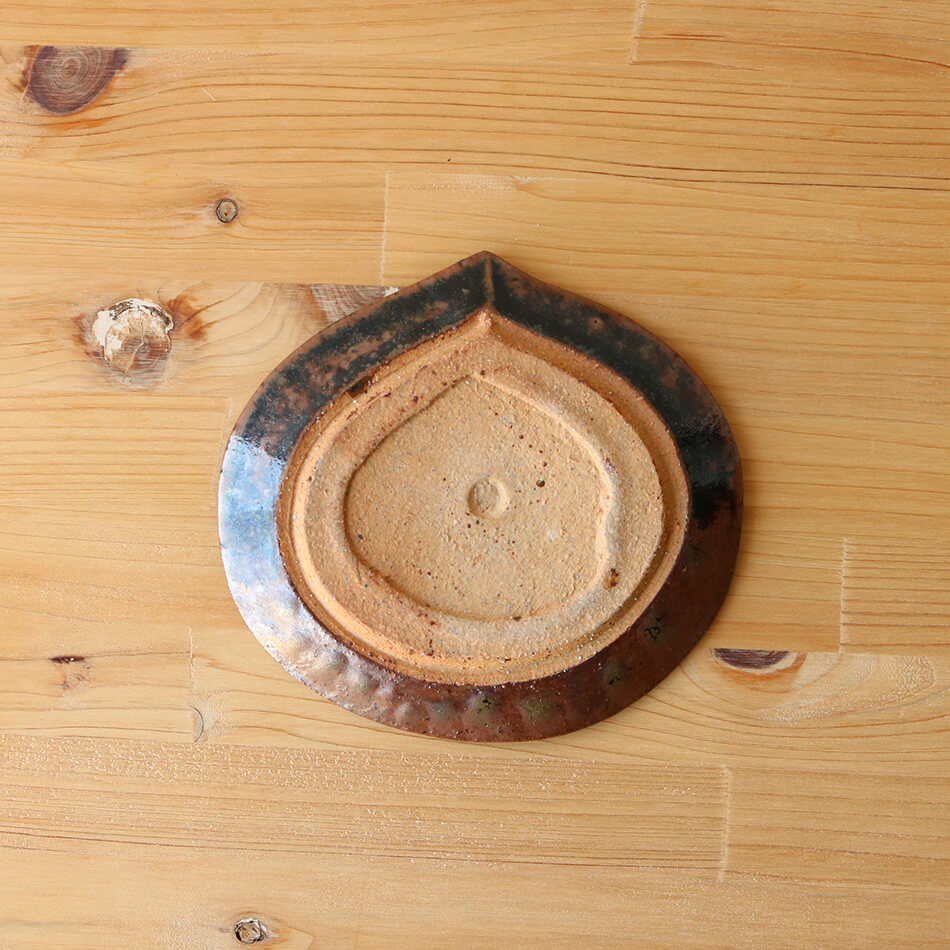 梶原慶治 取り皿 陶芸作品 くり 個人陶芸家 小皿 おしんこ皿 陶器 器 食器 おしゃれ