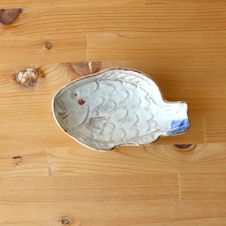 梶原慶治 取り皿 陶芸作品 たい 個人陶芸家 小皿