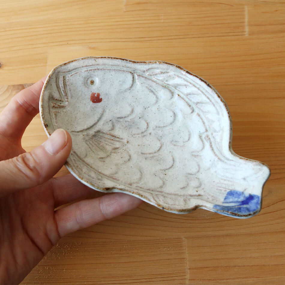 梶原慶治 取り皿 陶芸作品 たい 個人陶芸家 小皿