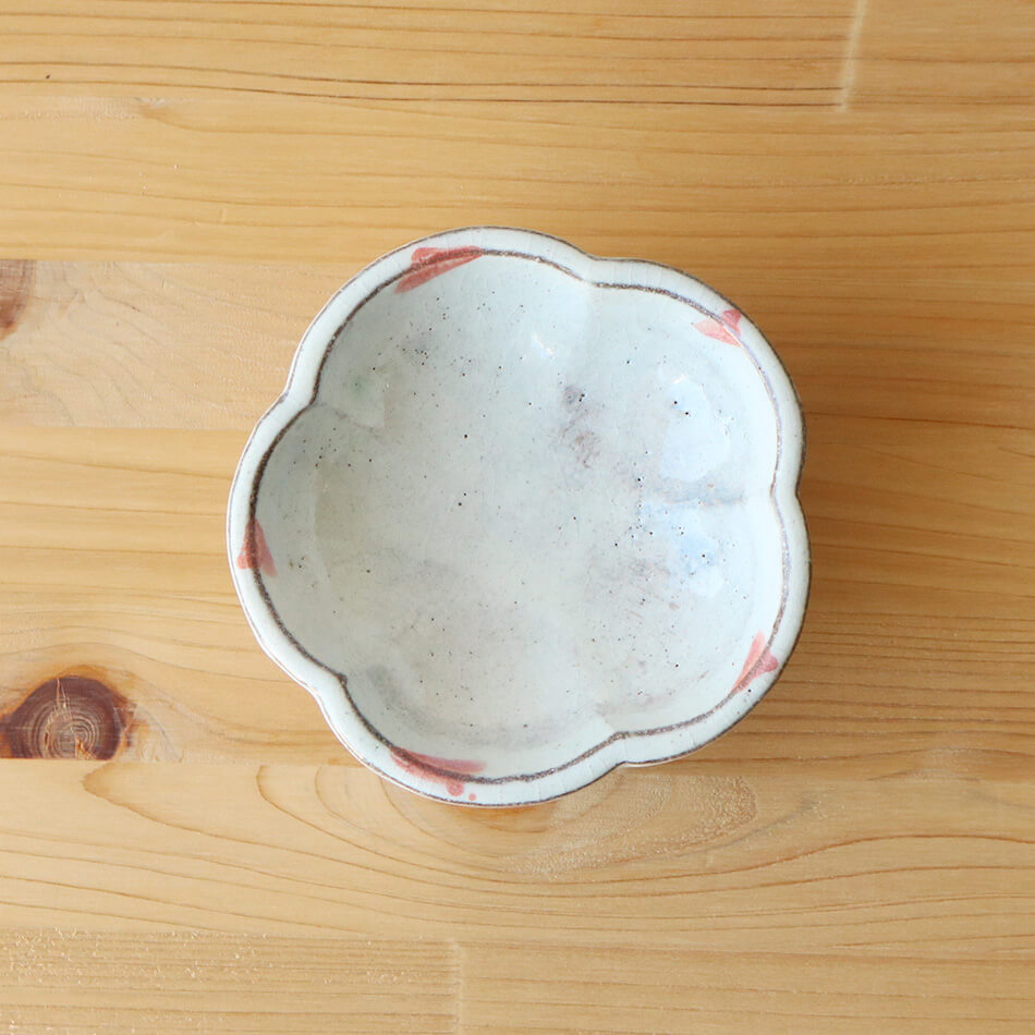 梶原慶治 取り皿 陶芸作品 うめ 個人陶芸家 小皿 おしんこ皿 陶器 器 食器 おしゃれ