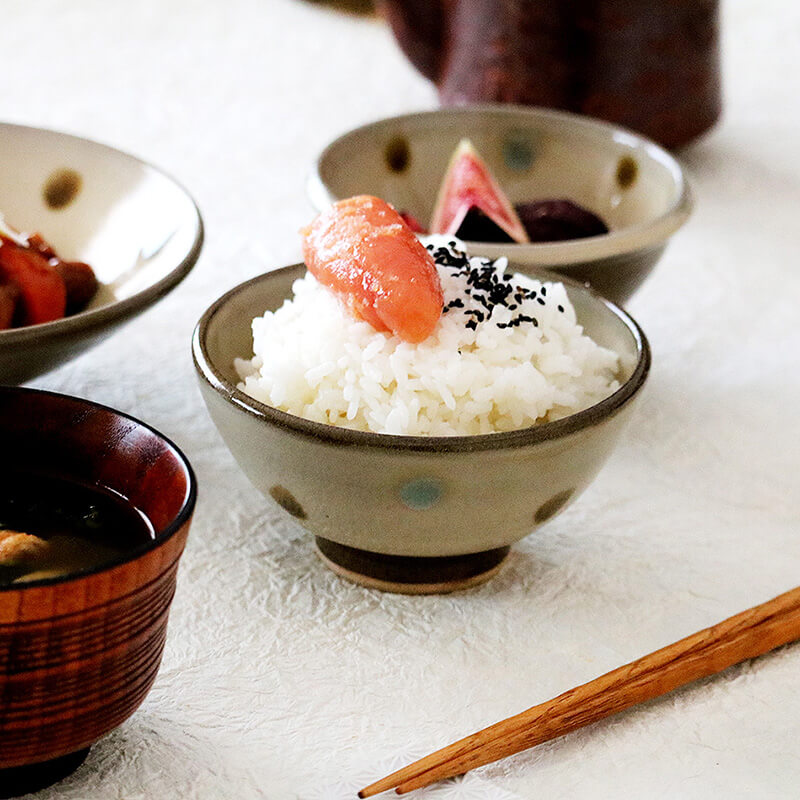 小石原焼 小石原焼き 三彩飯碗 茶碗 茶色 ブラウン 12cm マルダイ窯 陶器 茶碗 ご飯茶碗 おしゃれ