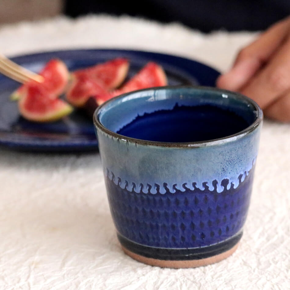 小石原焼 小石原焼き 璃釉 フリーカップ コーヒーカップ まるた窯 太田 剛速 陶器 食器 器