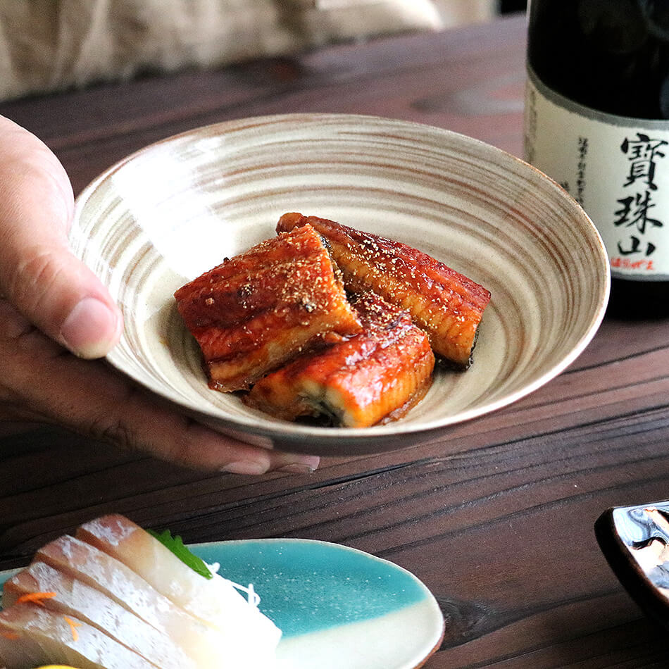 高取焼 高取焼き 刷毛目 鉢 元永陶苑 陶器 中鉢