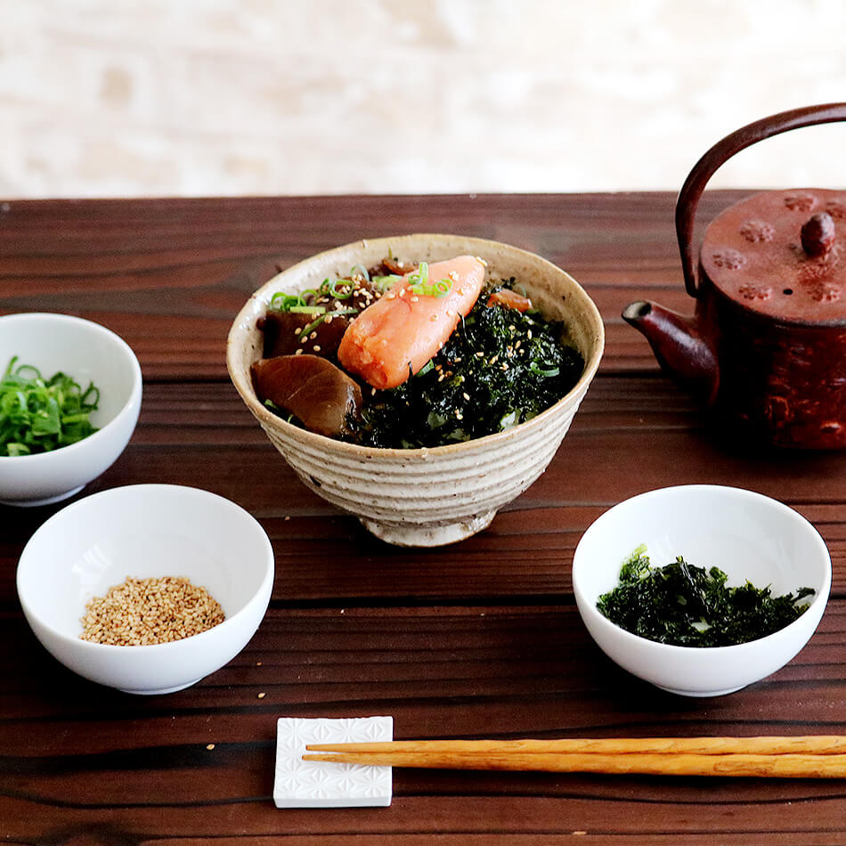 高取焼 高取焼き 粉引 茶漬け茶碗 元永陶苑 陶器 茶碗